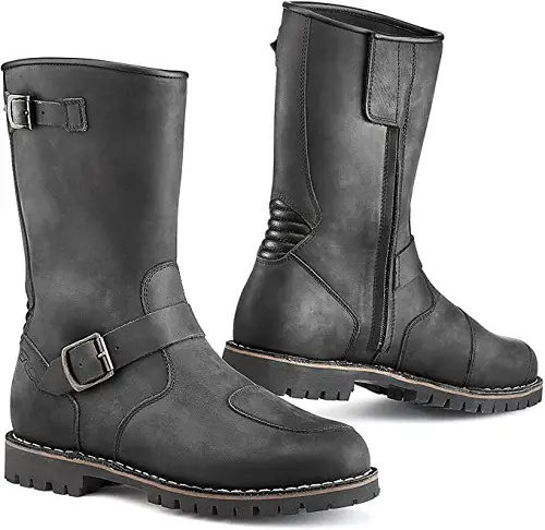 motorcycle boots for wide feet