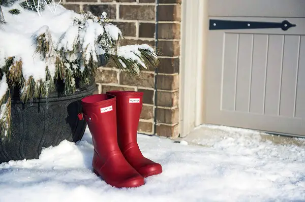 hunter rain boots for snow