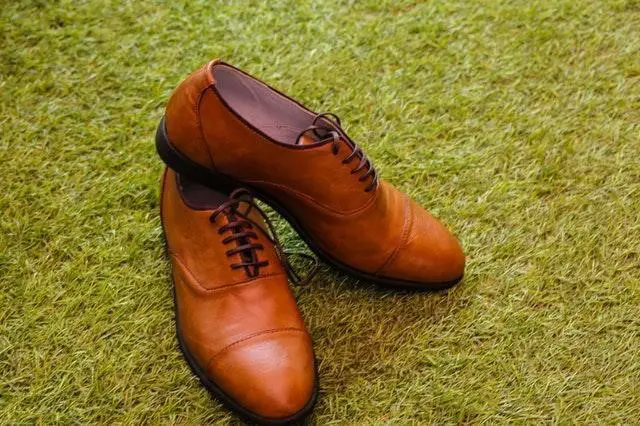 brown oxford shoes
