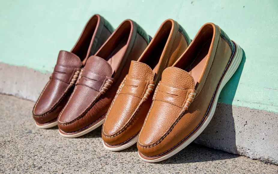pairs of fine genuine leather loafers